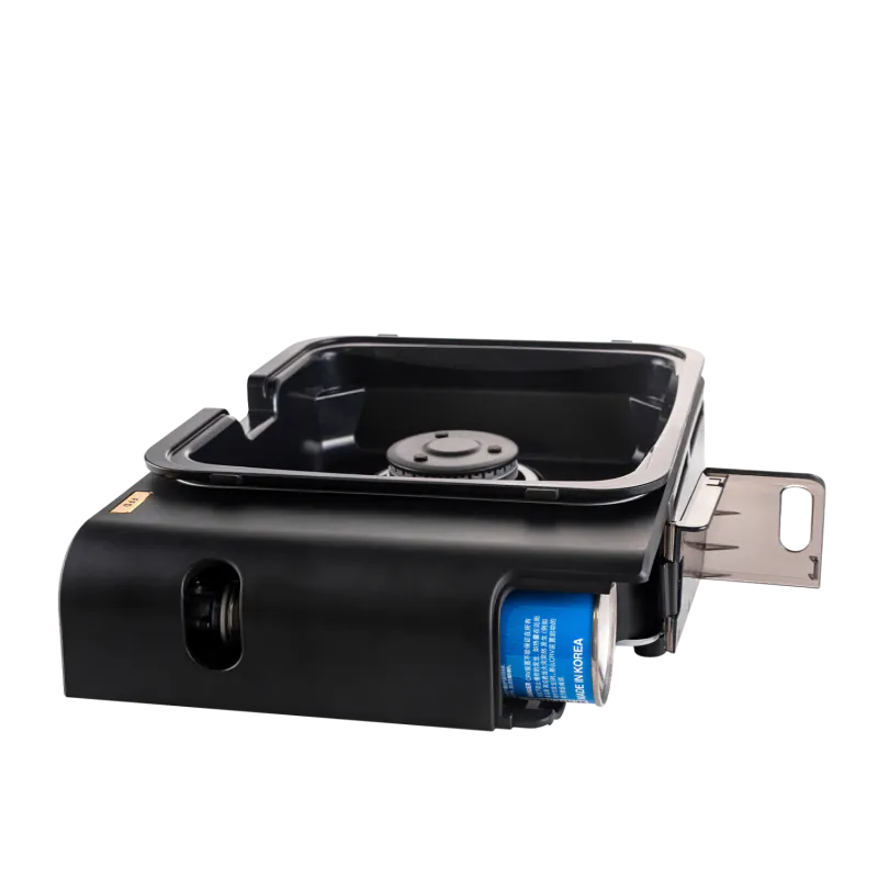 Aragaz portabil pe gaz CADAC Van Cook FFD cu placă BBQ, 1,6 kW, cu cartuș de 227 g