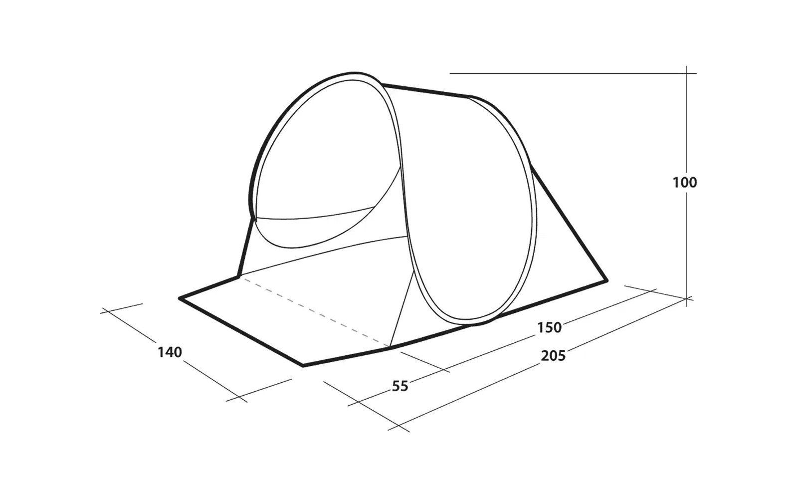 Adapost / cort plaja OUTWELL Eastbourne - CampShop.ro