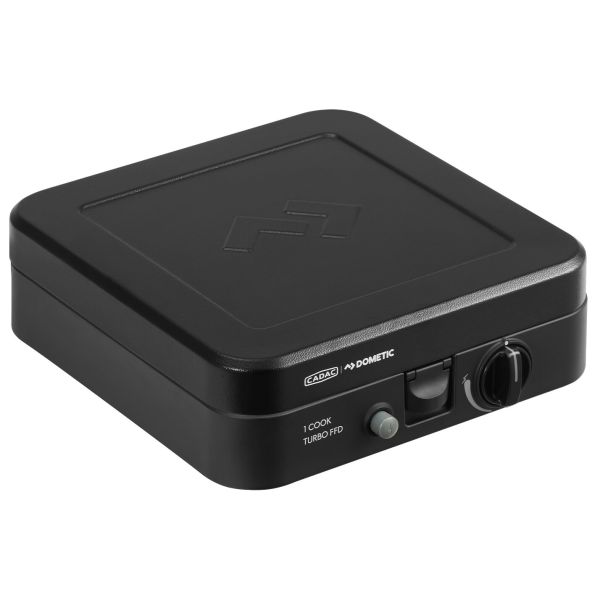 Aragaz pe gaz CADAC 1 Cook Turbo FFD cu un arzator si plita plata – camping si outdoor - CampShop.ro