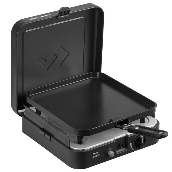 Aragaz pe gaz CADAC 1 Cook Turbo FFD cu un arzator si plita plata – camping si outdoor - CampShop.ro