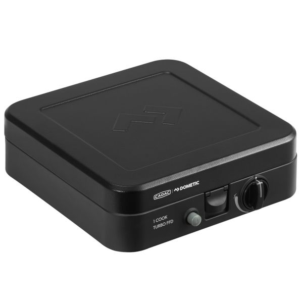 Aragaz pe gaz CADAC 1 Cook Turbo FFD cu un arzator si pot stand – camping si outdoor - CampShop.ro