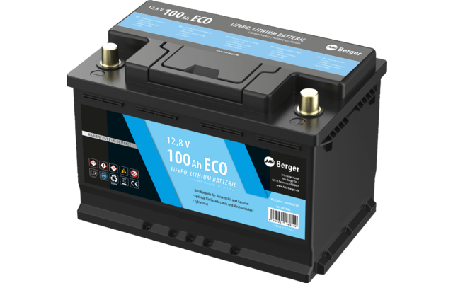 Baterie litiu Berger LiFePO4 Eco 100 Ah 12V - CampShop.ro