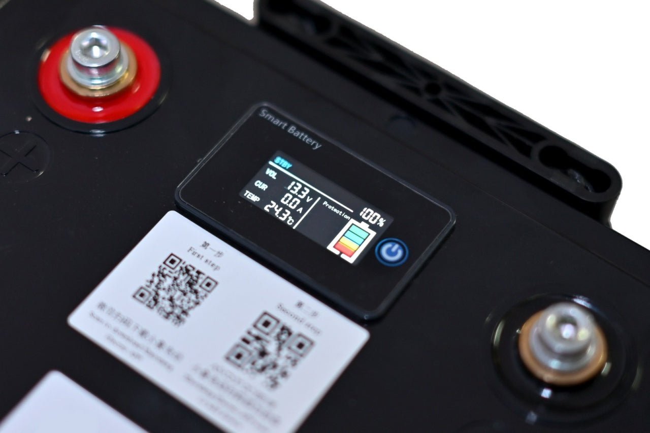 Baterie/Acumulator RONIC LiFePO4, 12.8V 200Ah, functie Bluetooth si LTCP, model LFP12200SDSG - CampShop.ro