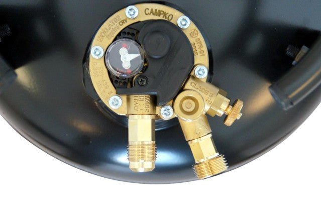 Butelie de gaz reîncărcabilă CAMPKO de 22 litri cu multivalvă 80% (Germania) - CampShop.ro