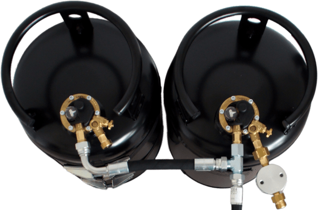 Butelie de gaz reîncărcabilă CAMPKO de 22 litri cu multivalvă 80% (Germania) - CampShop.ro