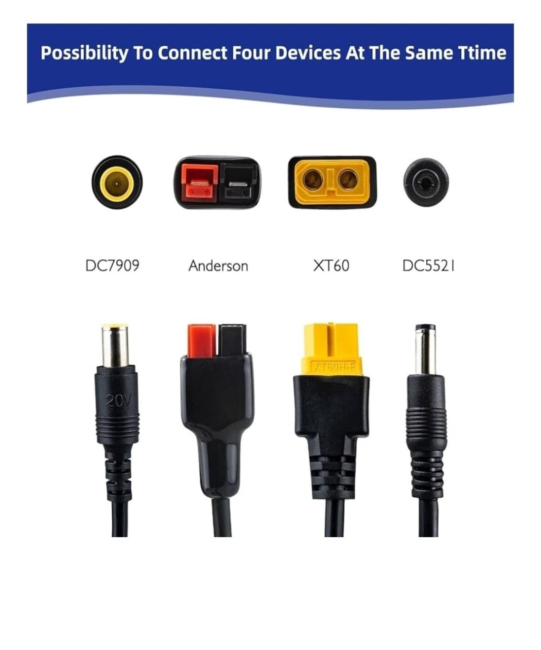 Cablu extensie 3 metri, conectori MC4 la mufe multiple 4 în 1 RONIC - CampShop.ro