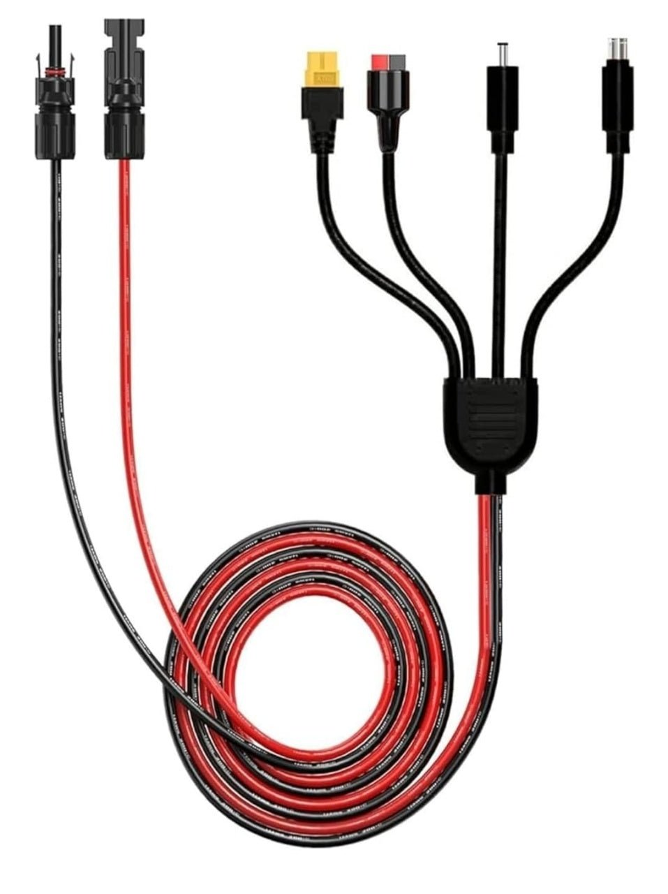 Cablu extensie 3 metri, conectori MC4 la mufe multiple 4 în 1 RONIC - CampShop.ro
