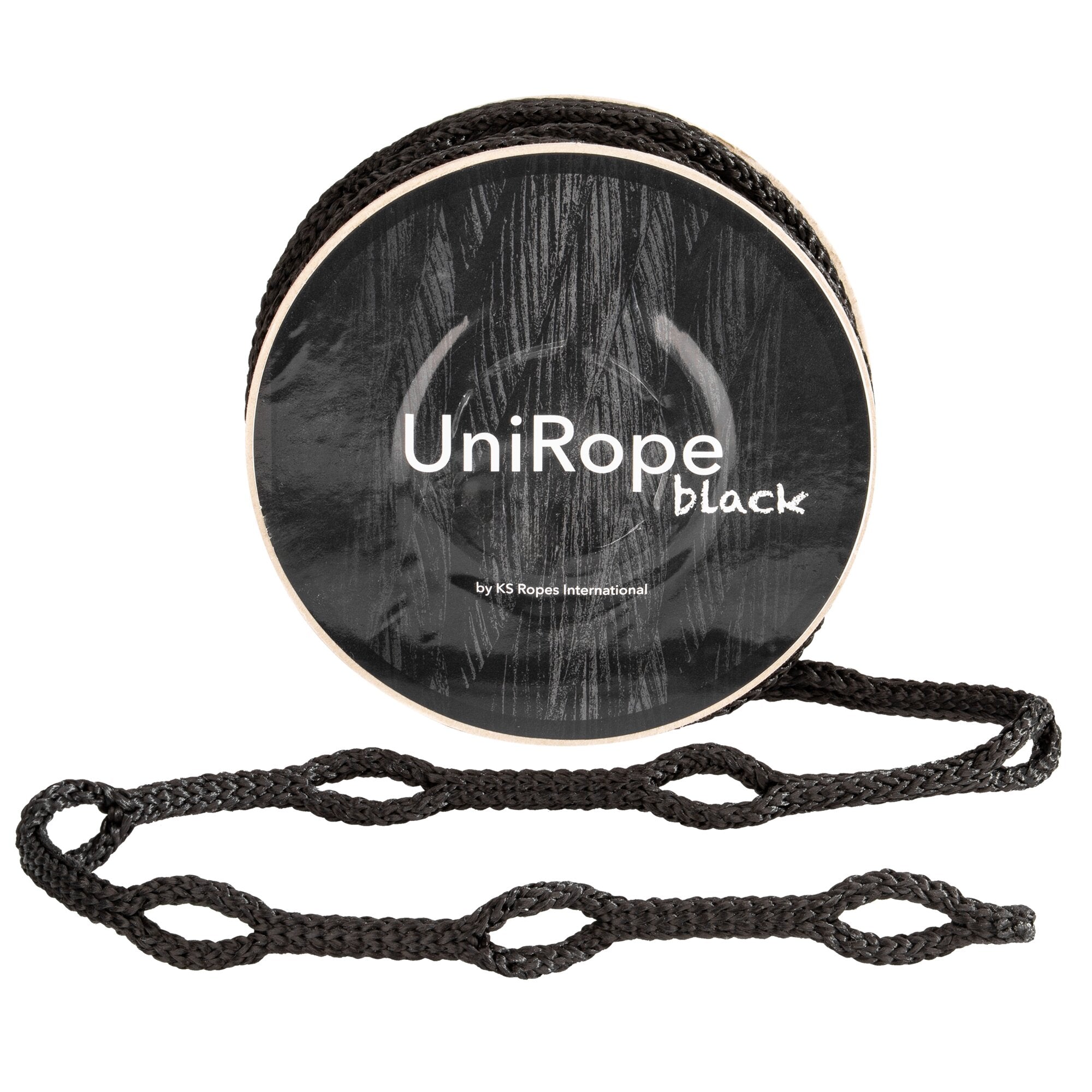 Cordelina universala , neagră, 1000 x 0,8 cm, KS Ropes UniRope - CampShop.ro