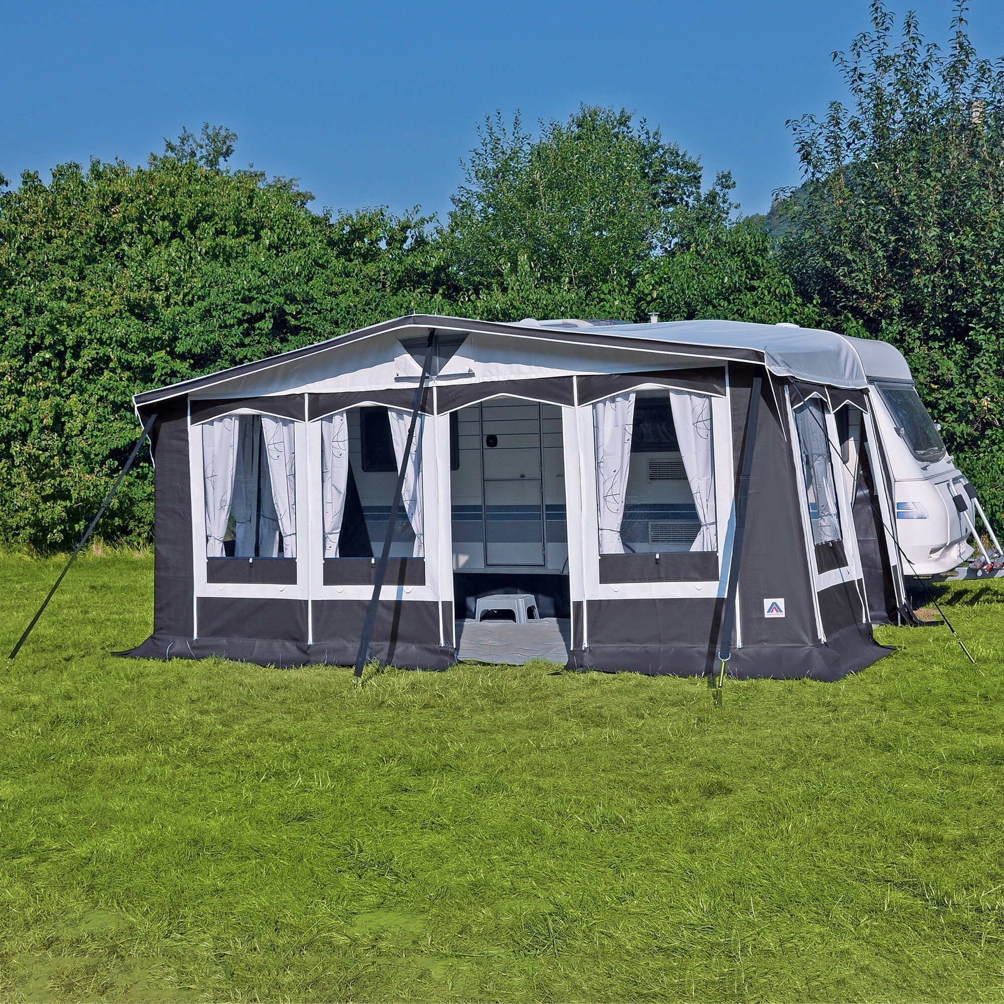 Cort pentru rulote Han Zelte Groenlanda adâncime 280 cm, mărimea 14: 1156 - 1190 cm - CampShop.ro