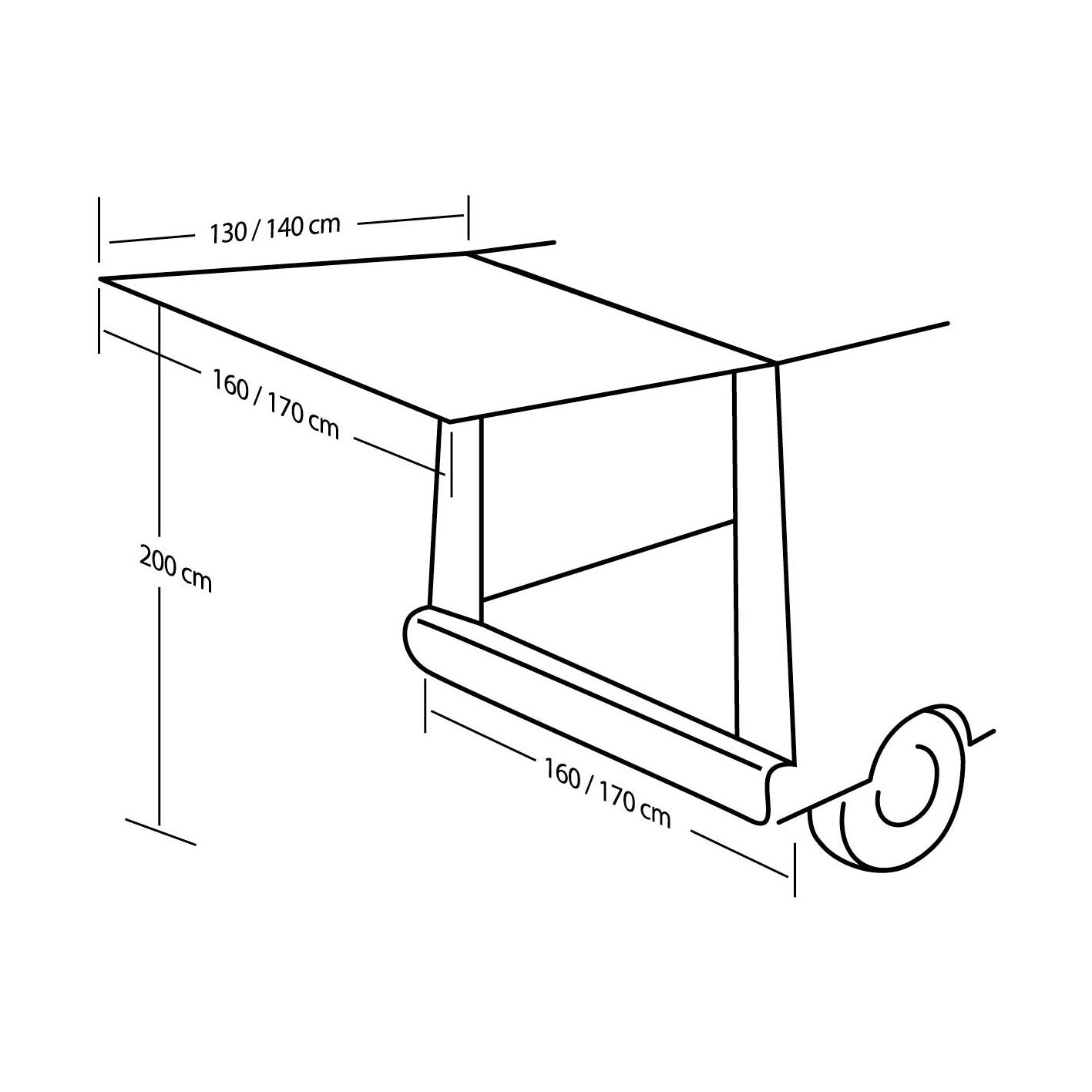 Cort spate Eurotrail Cruiser Air 230 x 205 x 280 cm - CampShop.ro