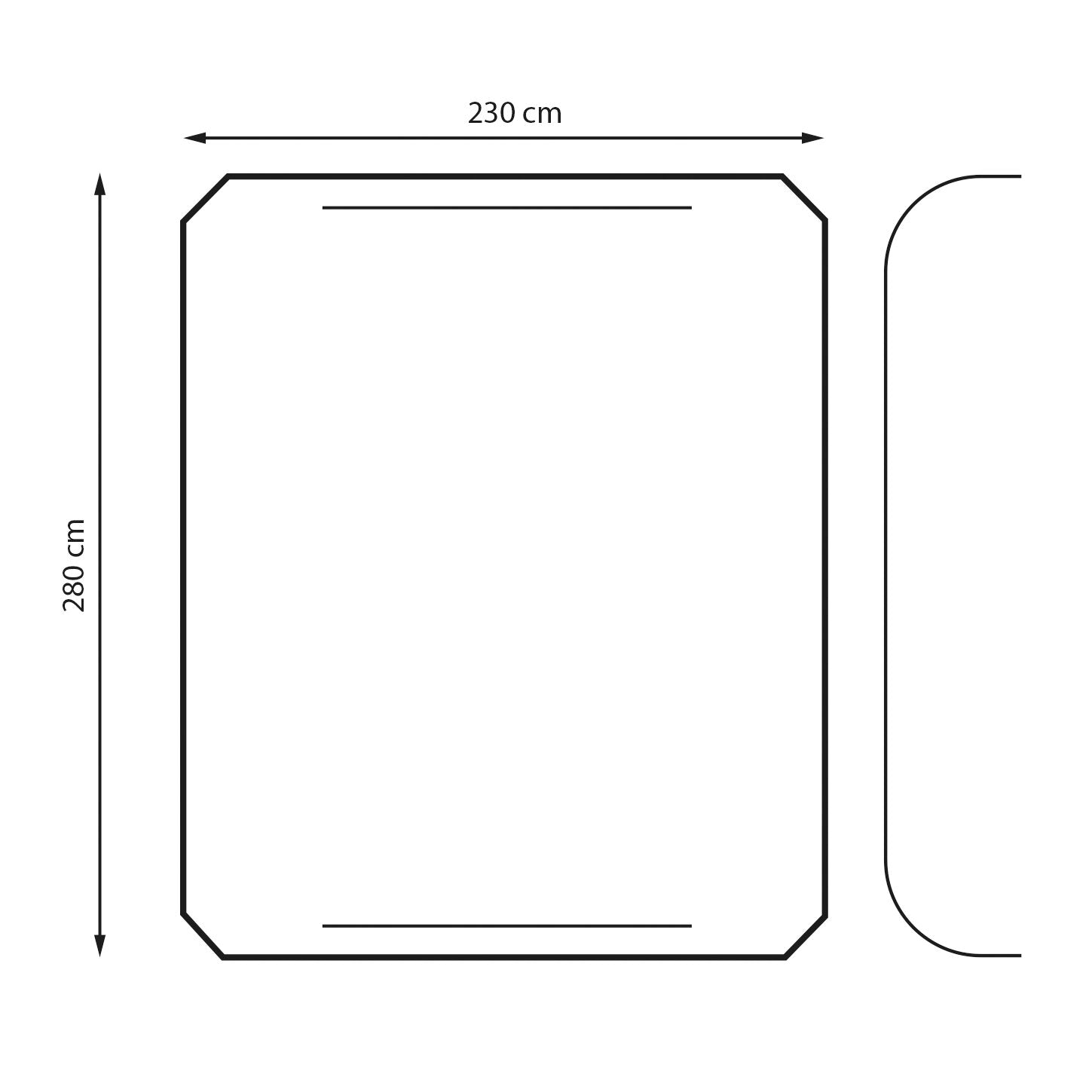 Cort spate Eurotrail Cruiser Air 230 x 205 x 280 cm - CampShop.ro