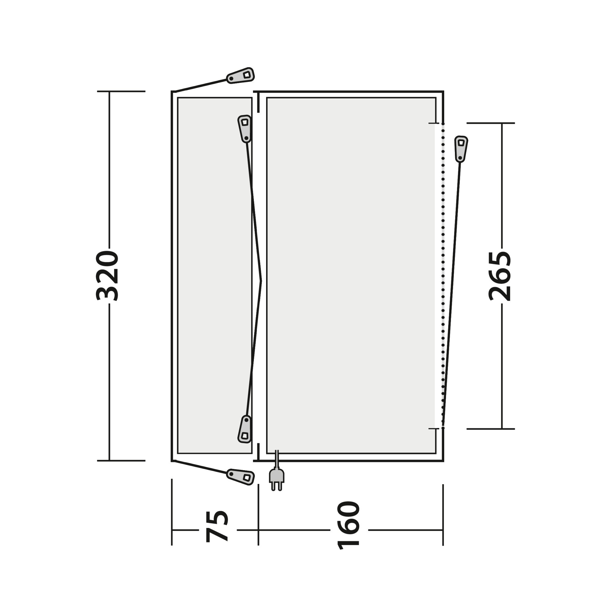 Cort Van Outwell Lakecrest 320 x 210 x 160 cm - CampShop.ro