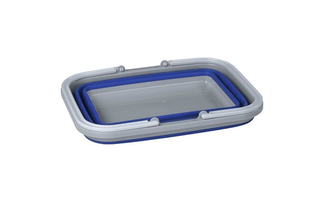 Cos vesela pliabil, pentru camping, din silicon, cu maner, 16 litri, Berger - CampShop.ro
