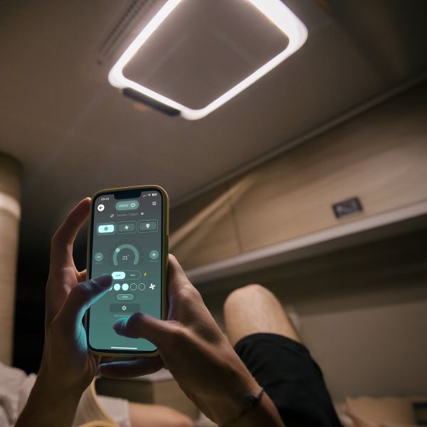 Difuzor de aer LED pentru aparat de aer condiționat indelB Plein - Aircon, 12 volți - CampShop.ro