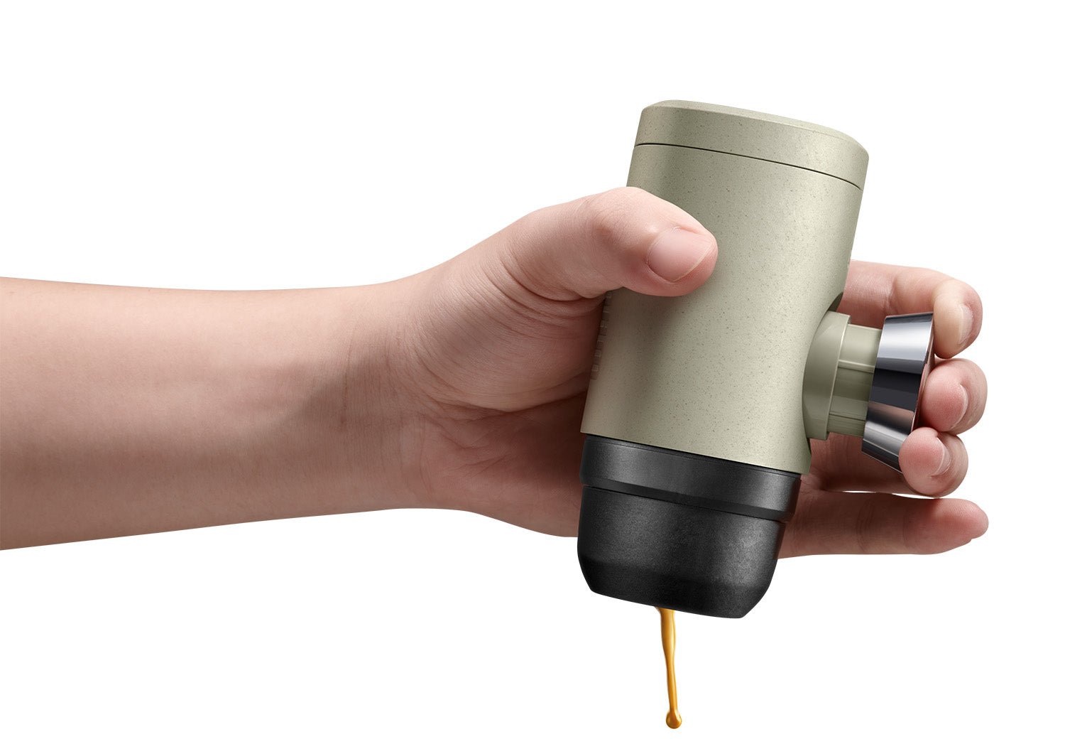 Espressor portabil, manual, pentru cafea, cu capsule, WACACO Minipresso NS2, compatibil NESPRESSO - CampShop.ro