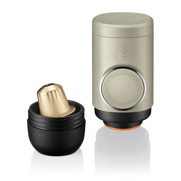 Espressor portabil, manual, pentru cafea, cu capsule, WACACO Minipresso NS2, compatibil NESPRESSO - CampShop.ro