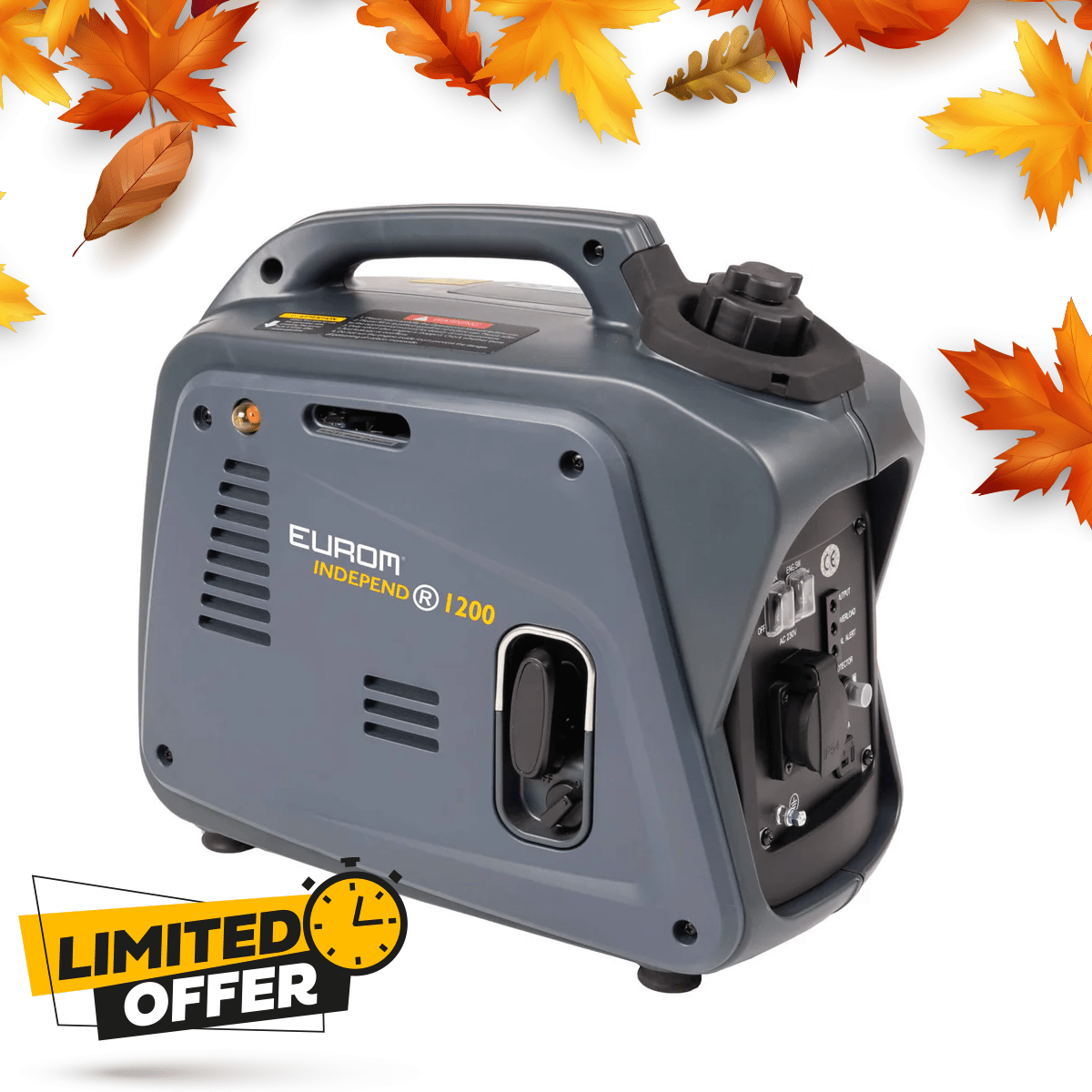 Generator benzina Eurom Independ 1200 – 1100 VA, 230V, portabil - CampShop.ro