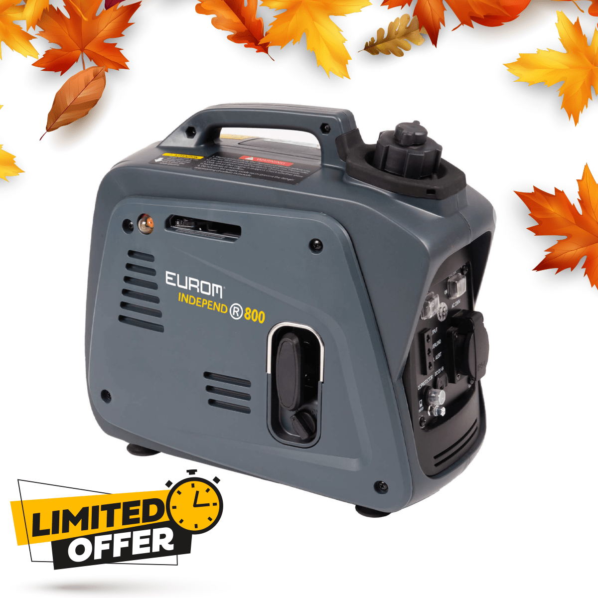 Generator benzina Eurom Independ 800 – 800 W, 230 V + 12 V - CampShop.ro