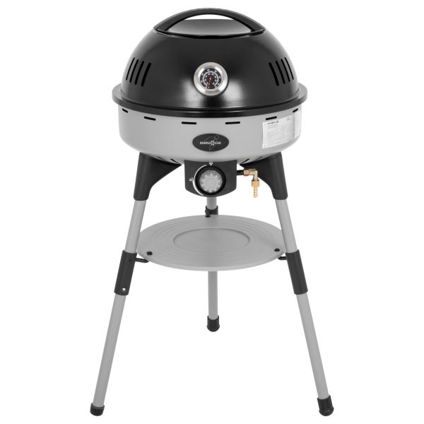 Grătar pe gaz pentru camping Devil BBQruiser HT Roundpan, Brunner - CampShop.ro