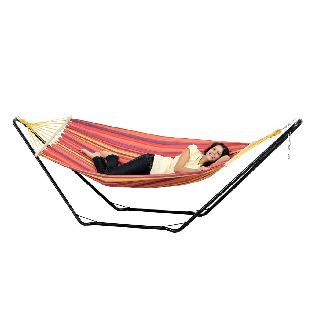 Hamac de camping/plaja cu cadru, sustinere maxima 100kg, Amazonas - CampShop.ro