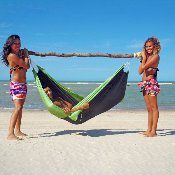 Hamac de camping/plaja cu sustinere maxima de 150 kg, Amazonas Silk - Traveler Forest - CampShop.ro