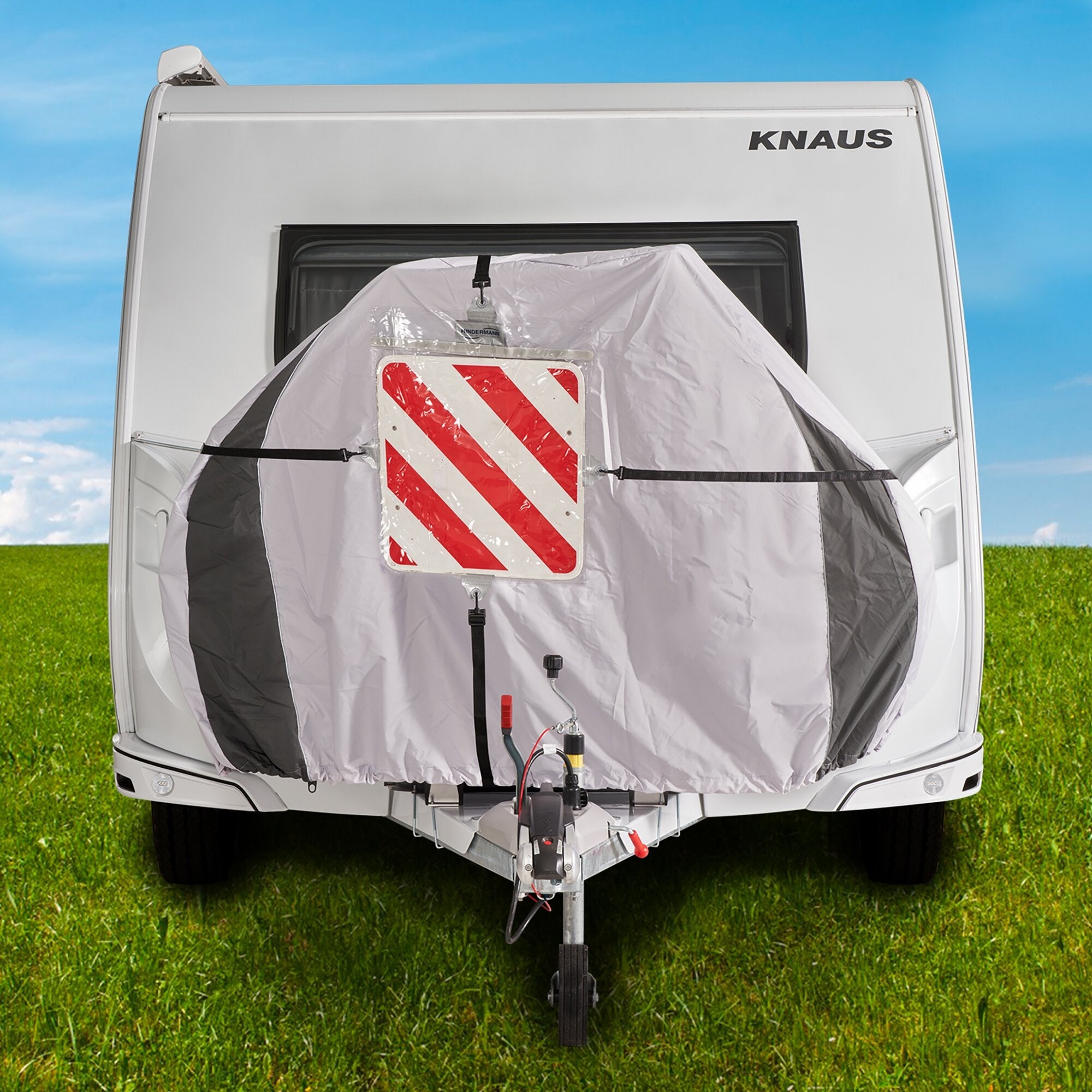 Husă de protecție Universal Zwoo pentru suporturi de biciclete pe cui sau pentru rulota, 2-3 biciclete, HINDERMANN - CampShop.ro