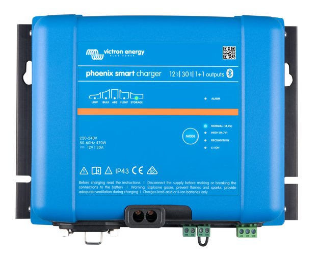 Incarcator de retea Victron Energy Phoenix Smart IP43 Charger 12/30 (1+1) - CampShop.ro