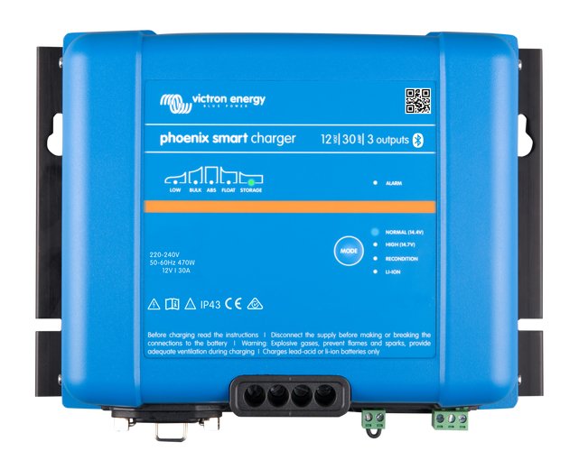 Incarcator de retea Victron Energy Phoenix Smart IP43 Charger 12/30 (3) - CampShop.ro