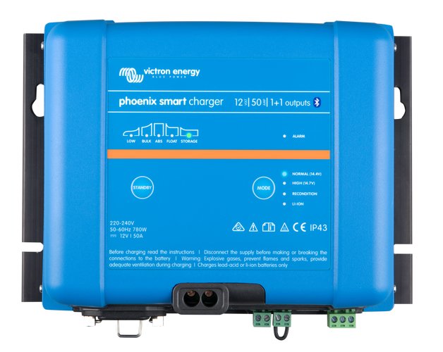 Incarcator de retea Victron Energy Phoenix Smart IP43 Charger 12/50 (1+1) - CampShop.ro