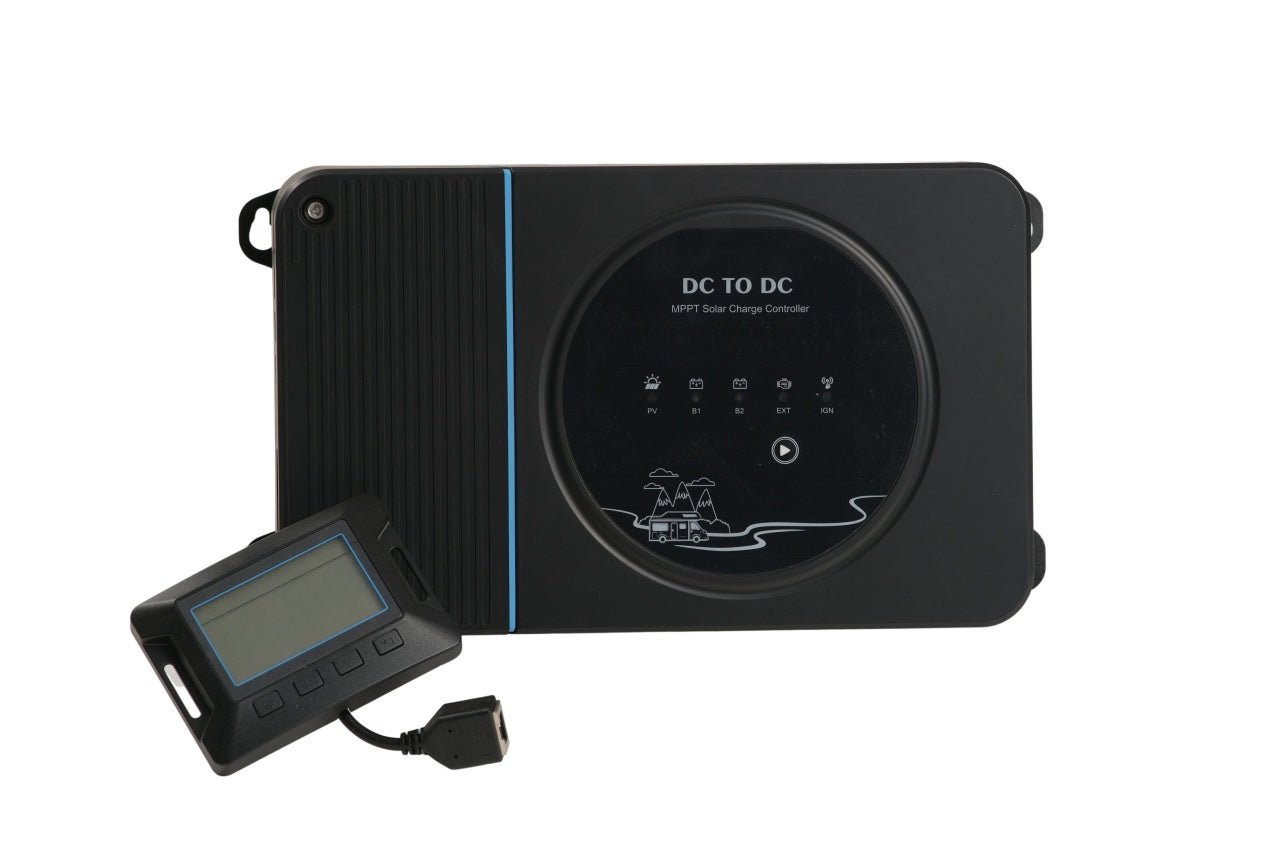 Incarcator Dual DC - DC + Controler/Regulator pentru Incarcare Solara MPPT M2430ND, RONIC 12/24V - CampShop.ro