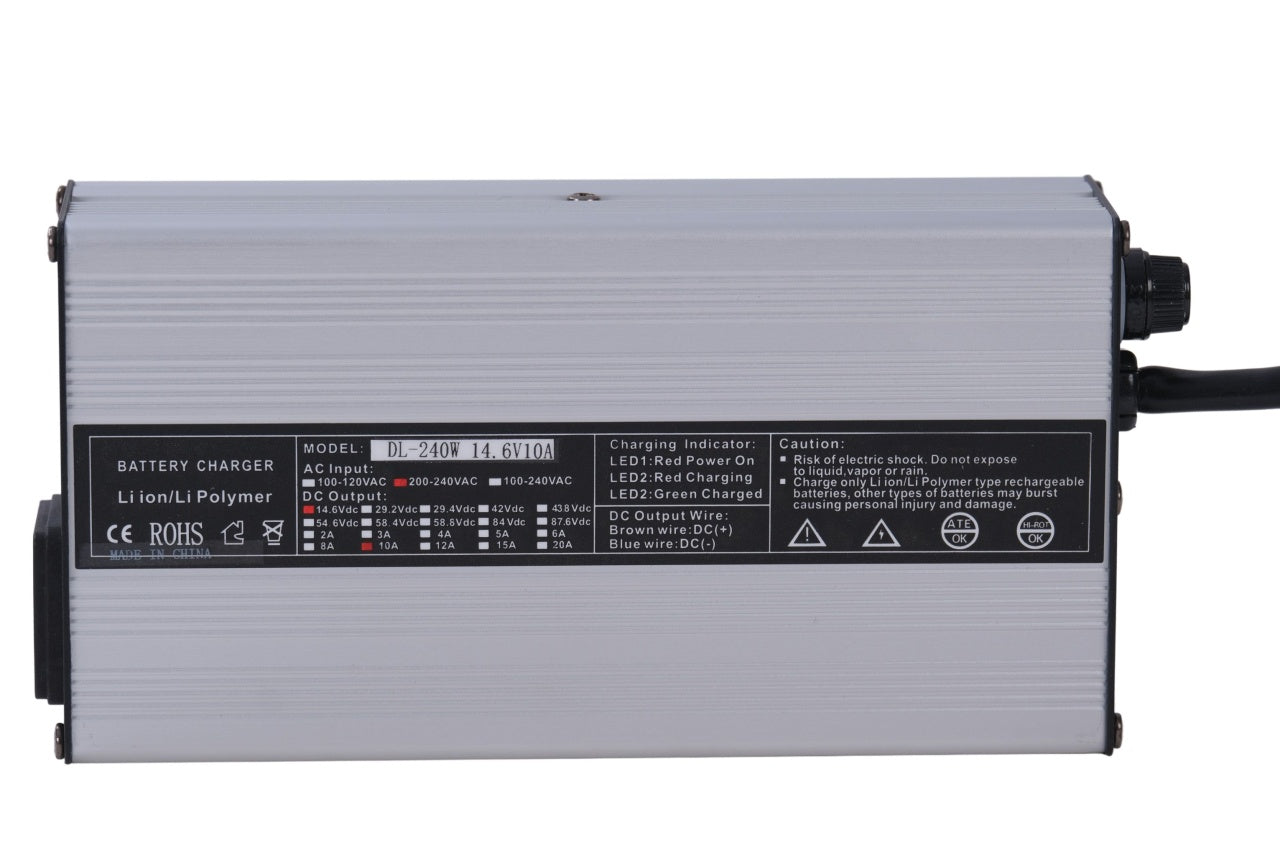 Incarcator / Redresor Acumulatori LiFePO4, 12.8V, 10A, Model DL - 240W - CampShop.ro