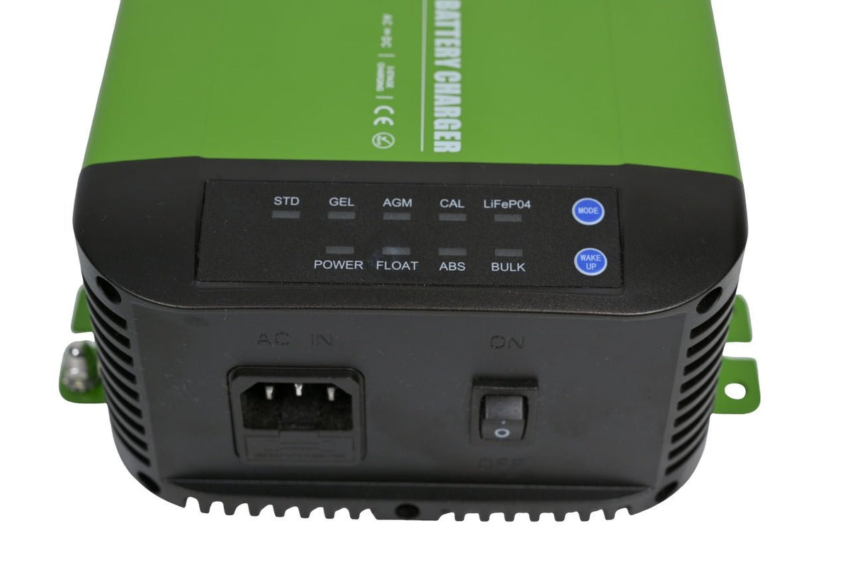 Incarcator / Redresor Inteligent pentru Acumulatori LiFePO4/AGM/GEL, 12V si 12.8V, 10A, Model RONIC HK-1210B - CampShop.ro
