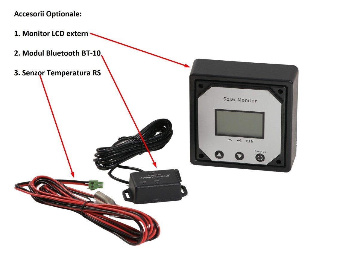 Incarcator/Controler/Regulator Incarcare Solara RONIC MPPT5025A - DUO - BT - CampShop.ro