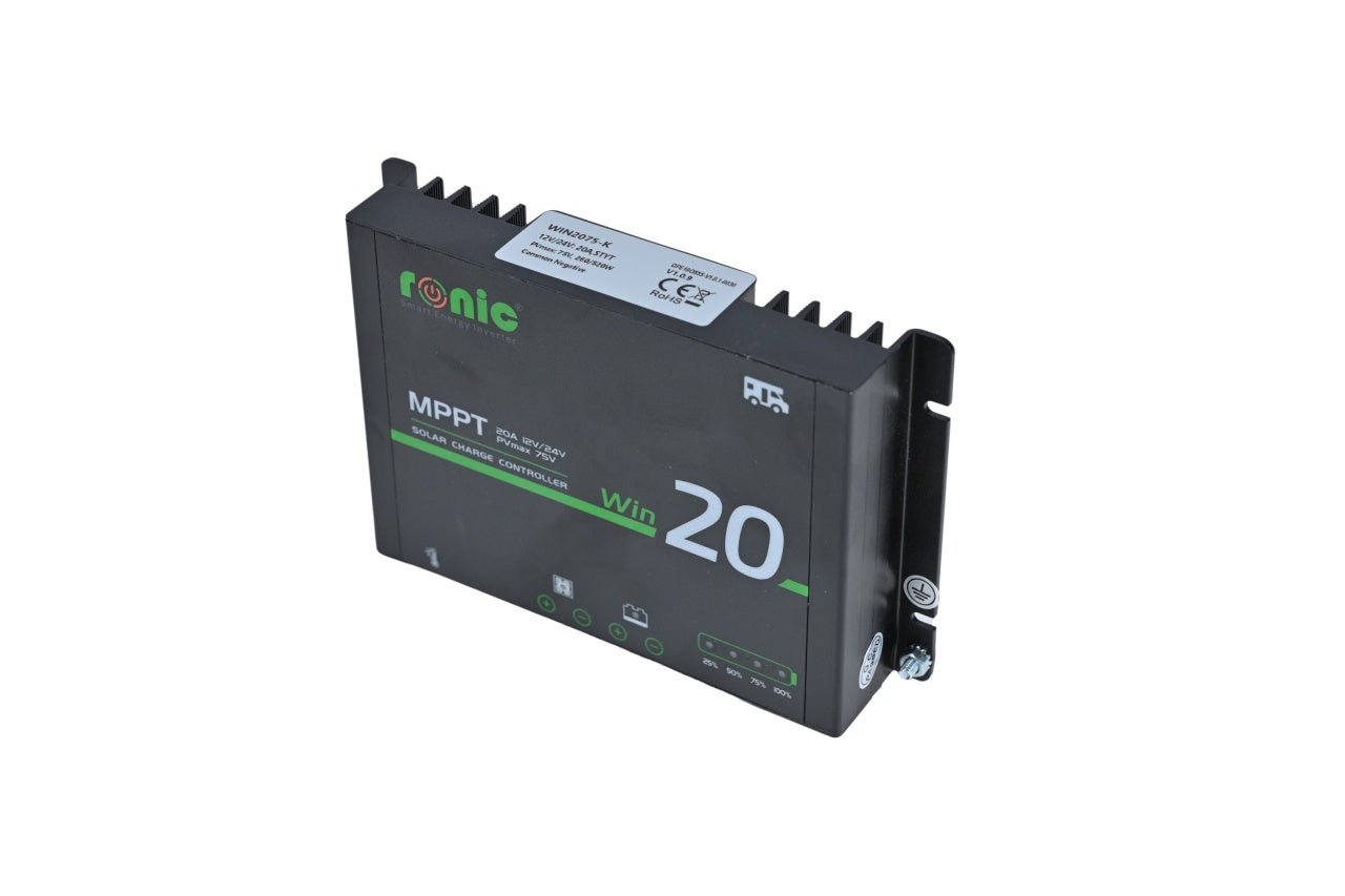 Incarcator/Controler/Regulator Incarcare Solara RONIC WIN2075 - K, Bluetooth, 20A, 12V/24V - CampShop.ro