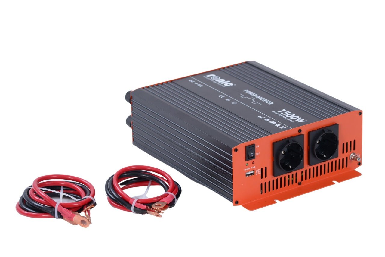 Invertor DC - AC cu Sinus Modificat, 12V - 230V, model RONIC KS1500M, 1500W/3000W - CampShop.ro