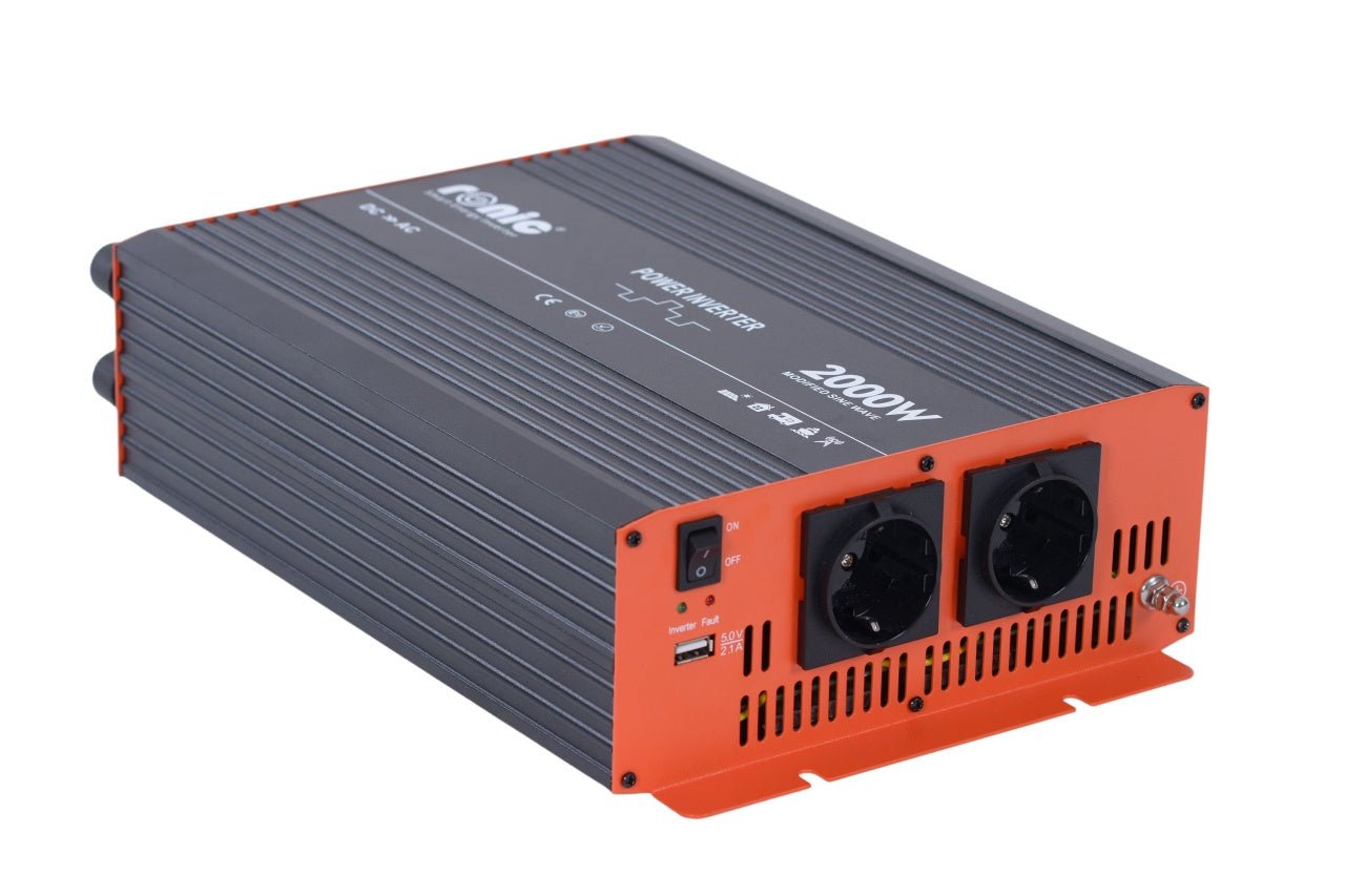 Invertor DC - AC cu Sinus Modificat, 12V - 230V, model RONIC KS2000M, 2000W/4000W - CampShop.ro