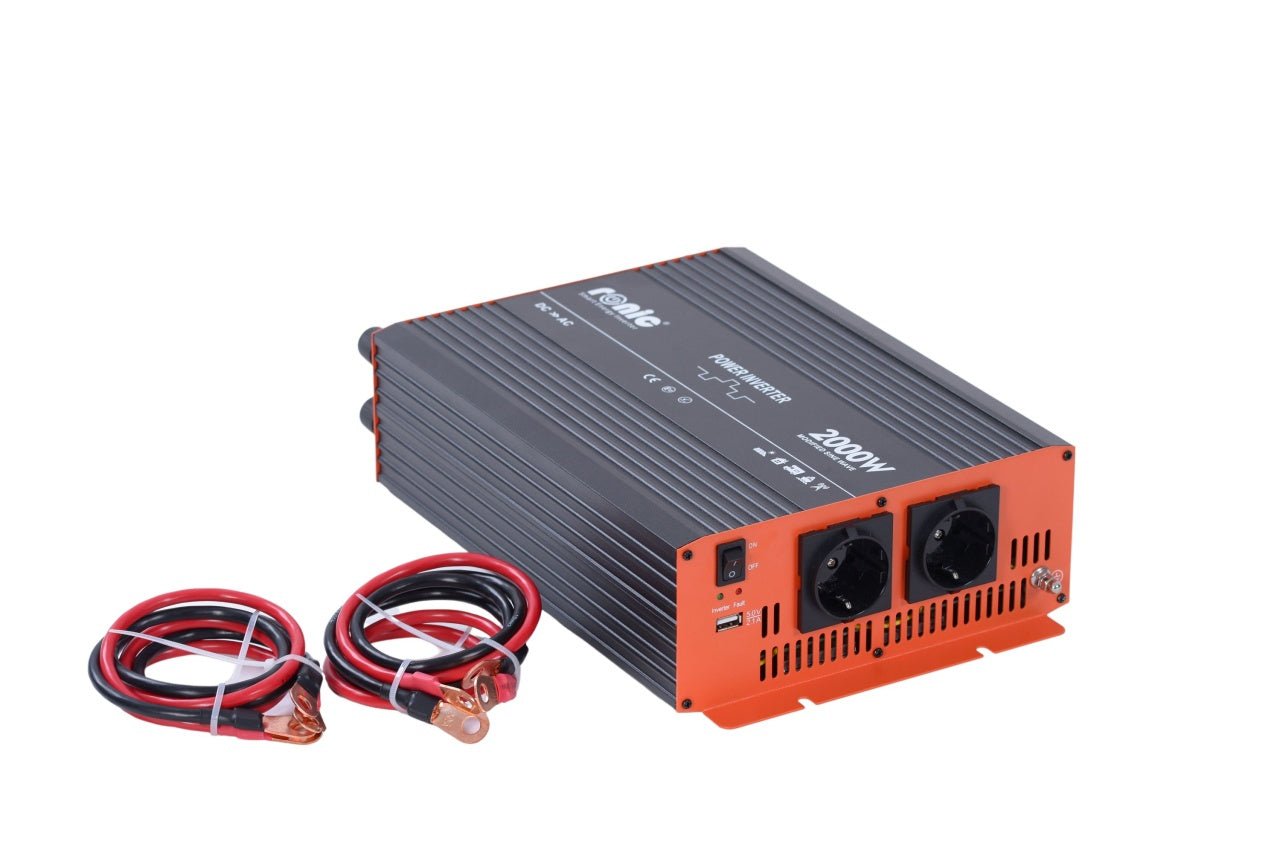 Invertor DC - AC cu Sinus Modificat, 12V - 230V, model RONIC KS2000M, 2000W/4000W - CampShop.ro