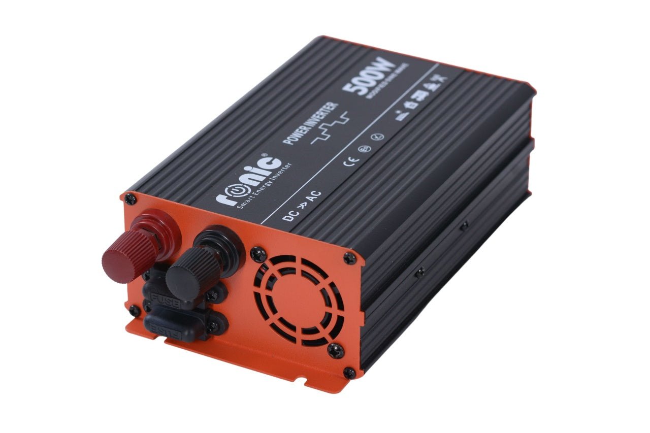 Invertor DC - AC cu Sinus Modificat, 12V - 230V, model RONIC KS500M, 500W/1000W - CampShop.ro