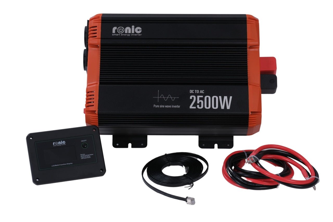 Invertor DC - AC cu Sinus PUR, 12V - 230V, model RONIC KSC - 2500W, 2500W/5000W - CampShop.ro
