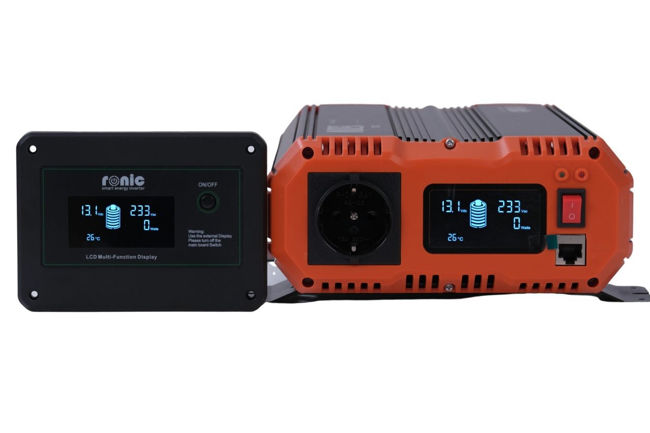 Invertor DC - AC cu Sinus PUR, 12V - 230V, model RONIC PSC - 1500W, 1500W/3000W - CampShop.ro