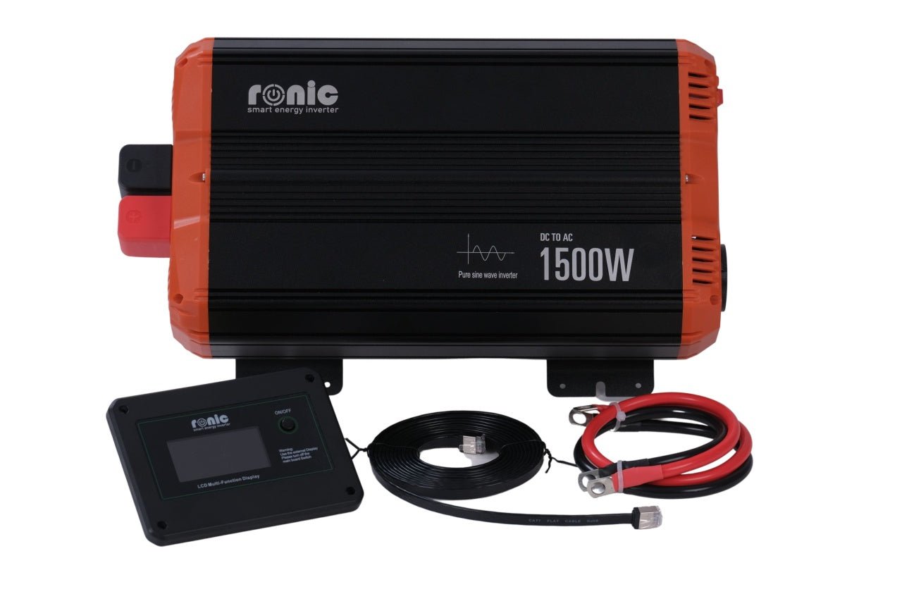 Invertor DC - AC cu Sinus PUR, 12V - 230V, model RONIC PSC - 1500W, 1500W/3000W - CampShop.ro