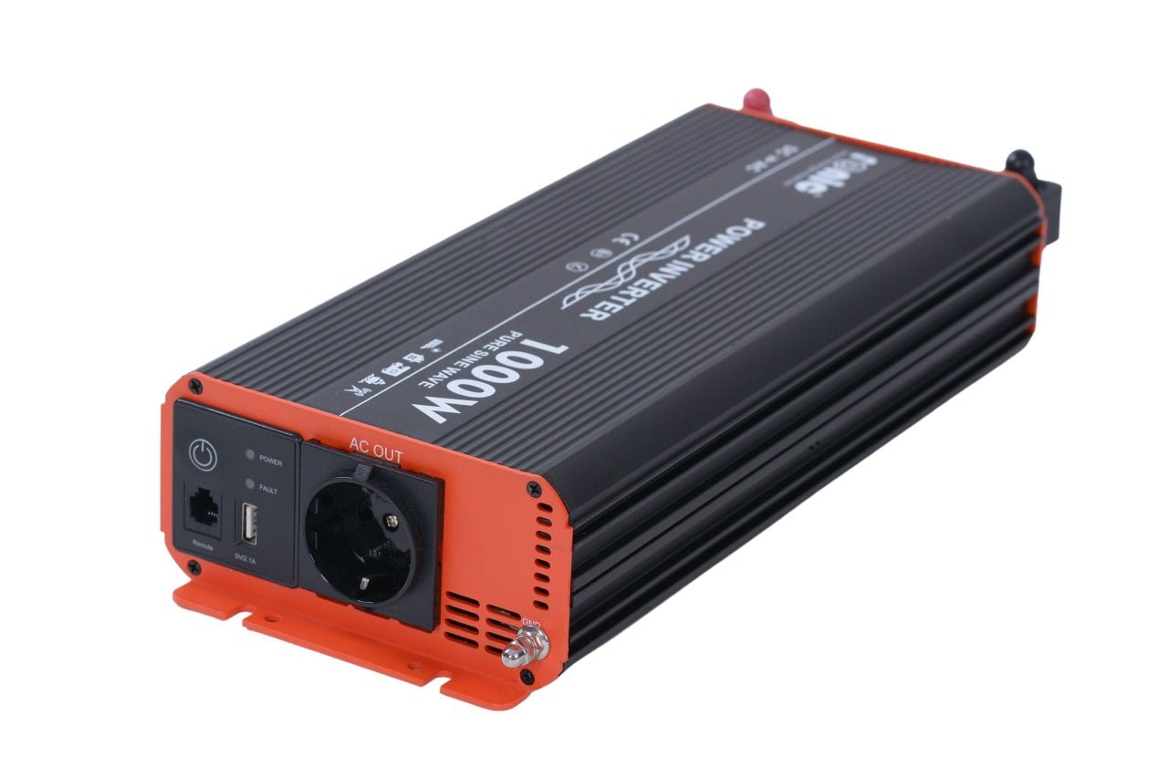 Invertor DC - AC cu Sinus PUR, 12V - 230V, model RONIC RS1000P, 1000W/2000W - CampShop.ro