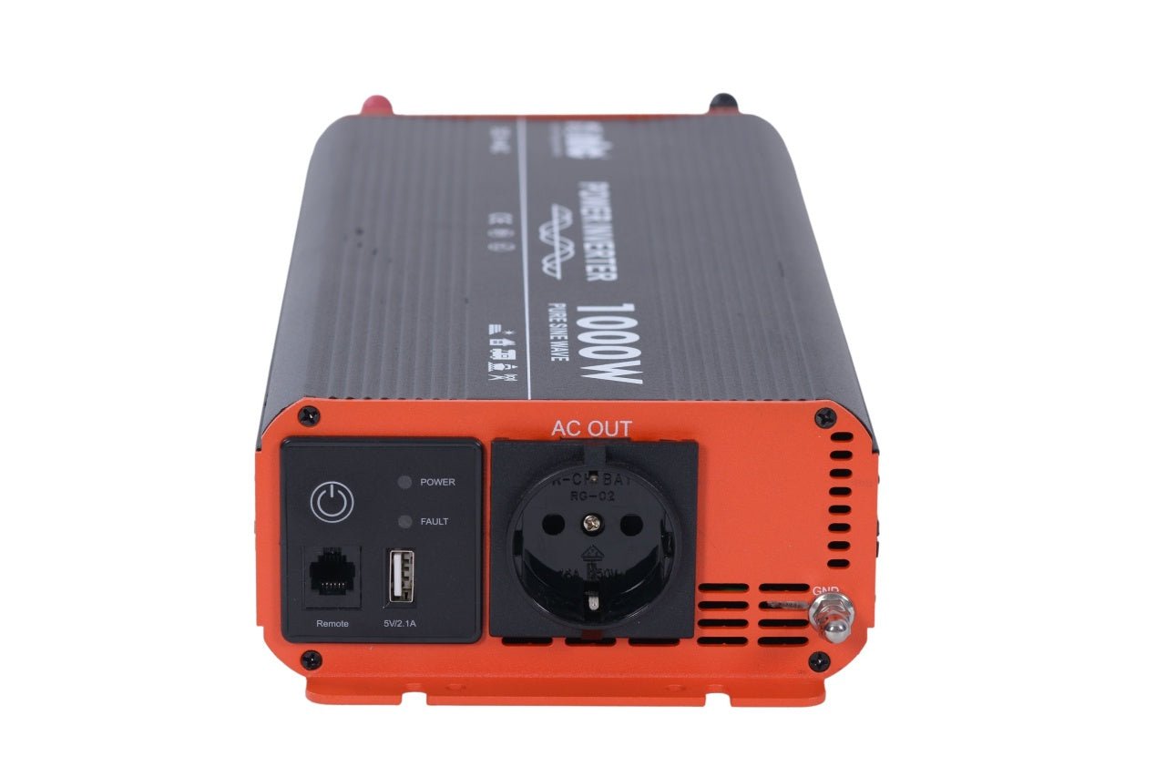 Invertor DC - AC cu Sinus PUR, 12V - 230V, model RONIC RS1000P, 1000W/2000W - CampShop.ro