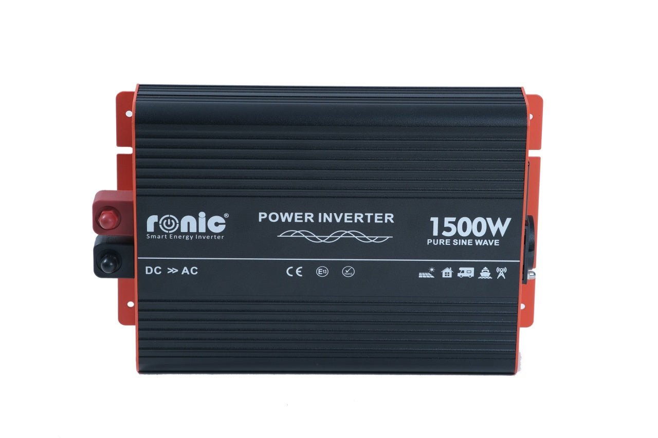 Invertor DC - AC cu Sinus PUR, 12V - 230V, model RONIC RS1500P, 1500W/3000W - CampShop.ro
