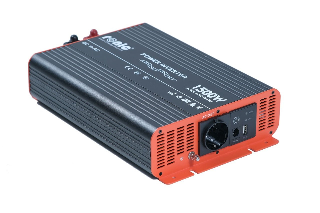 Invertor DC - AC cu Sinus PUR, 12V - 230V, model RONIC RS1500P, 1500W/3000W - CampShop.ro