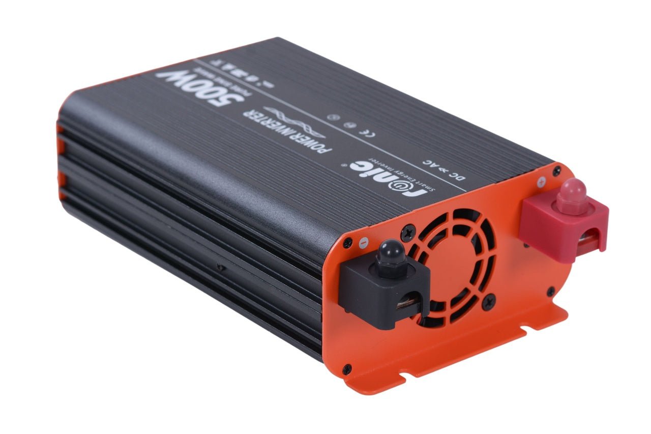 Invertor DC - AC cu Sinus PUR, 12V - 230V, model RONIC RS500P, 500W/1000W - CampShop.ro