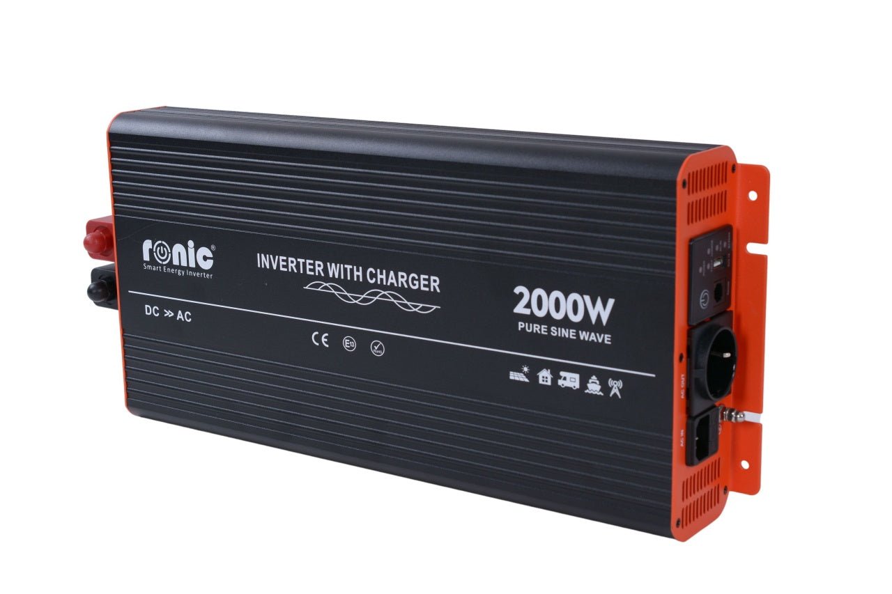 Invertor DC - AC cu Sinus PUR, 12V - 230V, model RONIC RSC2000P, 2000W/4000W - CampShop.ro