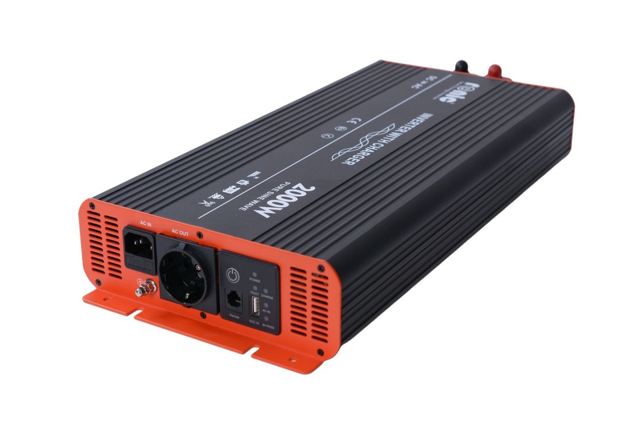 Invertor DC - AC cu Sinus PUR, 12V - 230V, model RONIC RSC2000P, 2000W/4000W - CampShop.ro