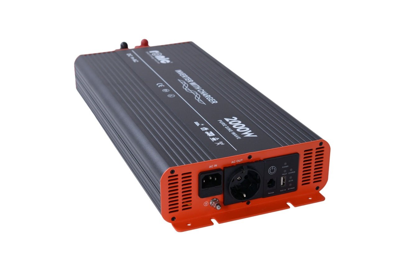 Invertor DC - AC cu Sinus PUR, 12V - 230V, model RONIC RSC2000P, 2000W/4000W - CampShop.ro