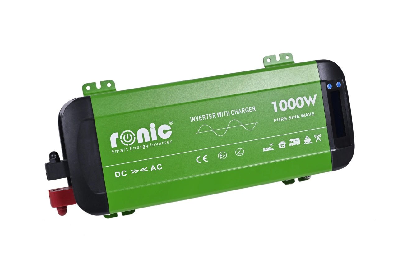 Invertor DC - AC cu Sinus PUR + Incarcator AC + Transfer Prioritate Automat, 12V - 230V, model RONIC HKC1000P, 1000W/2000W - CampShop.ro